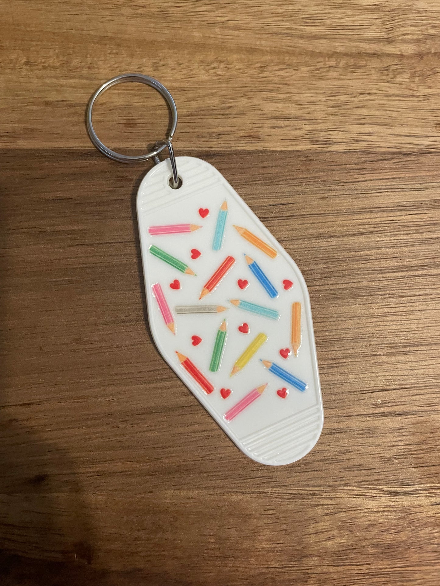 Teacher Motel Keychain