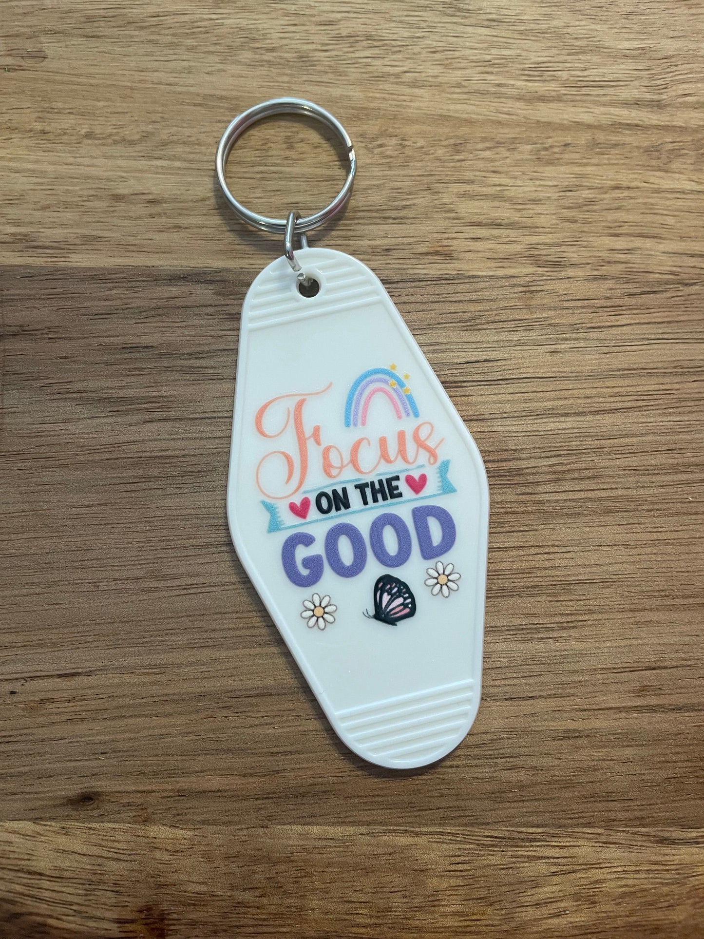 Affirmations Motel Keychain