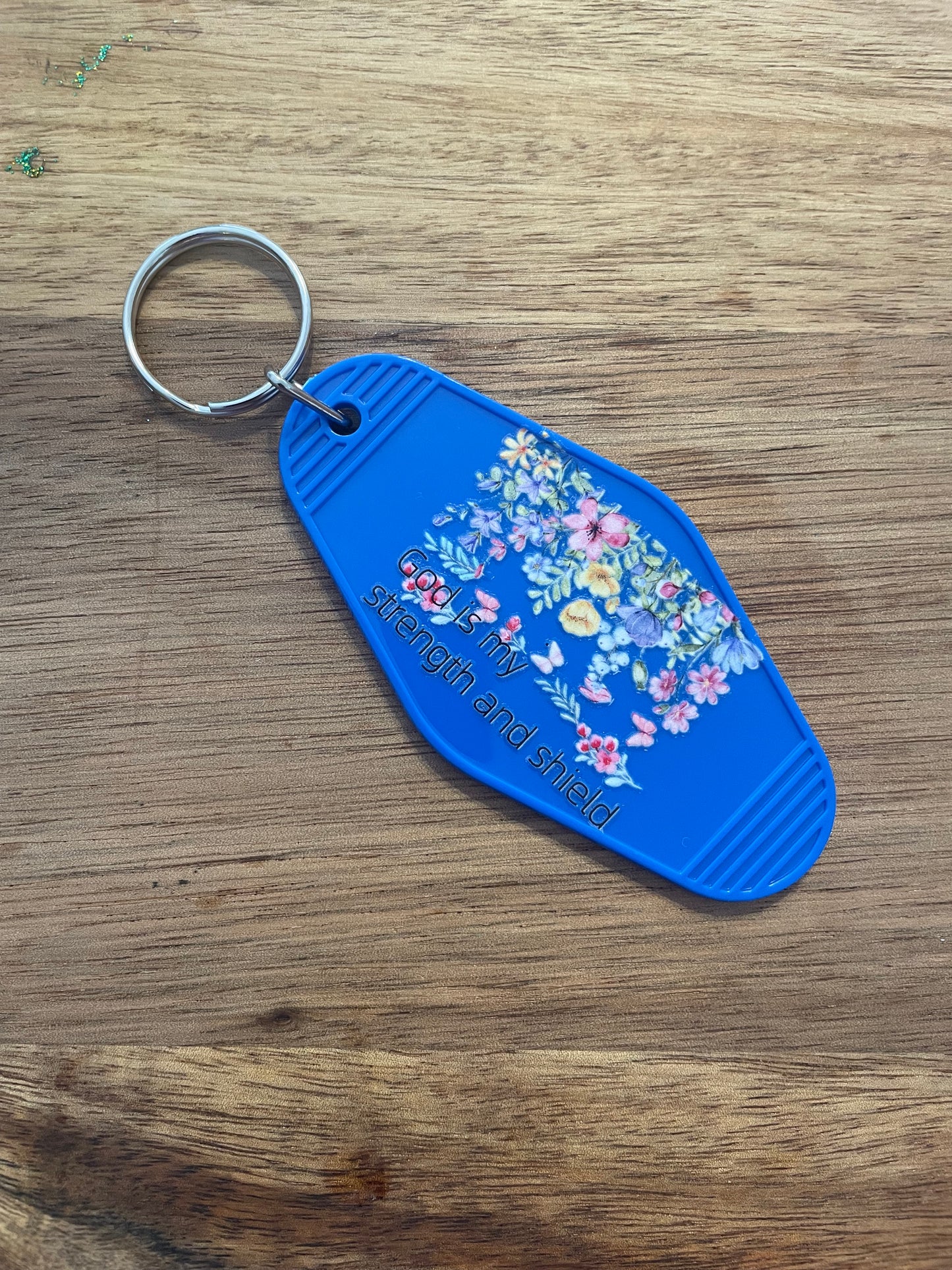 Cow Motel Keychain