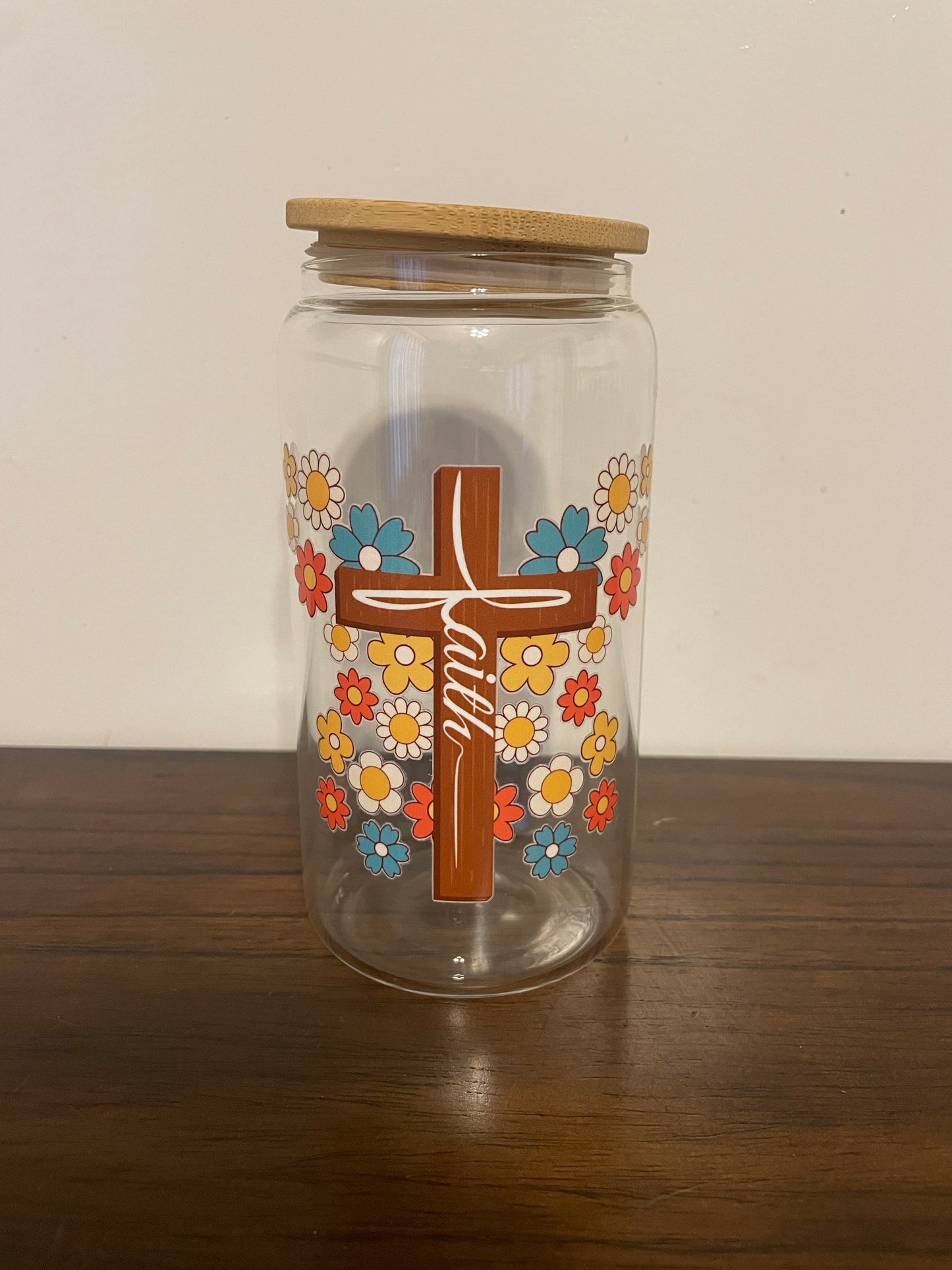16 oz Glass Can Cup