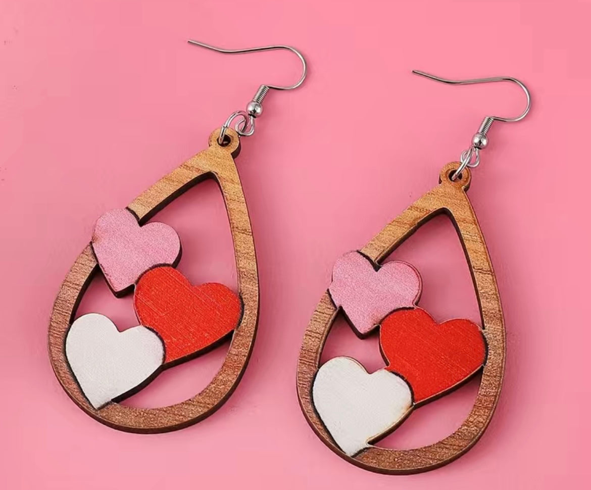 Retro Holiday Dangle Earrings