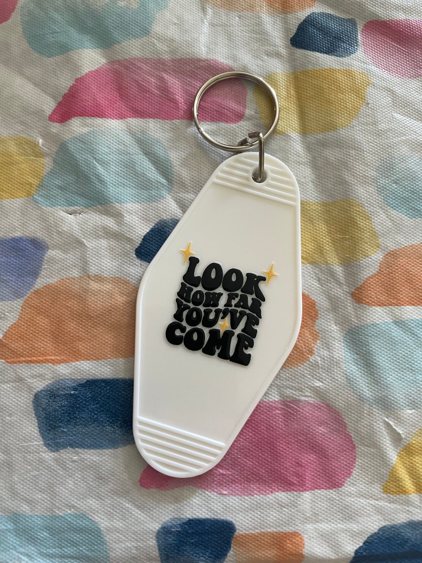 Affirmations Motel Keychain