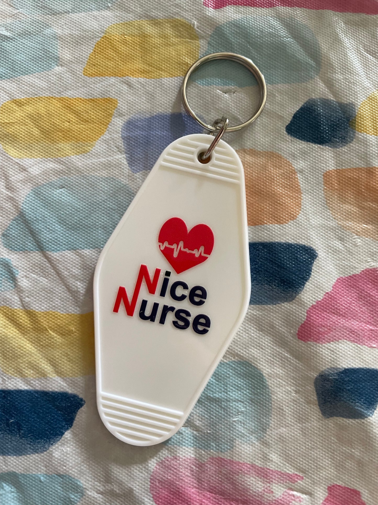 Nurse Motel Keychain