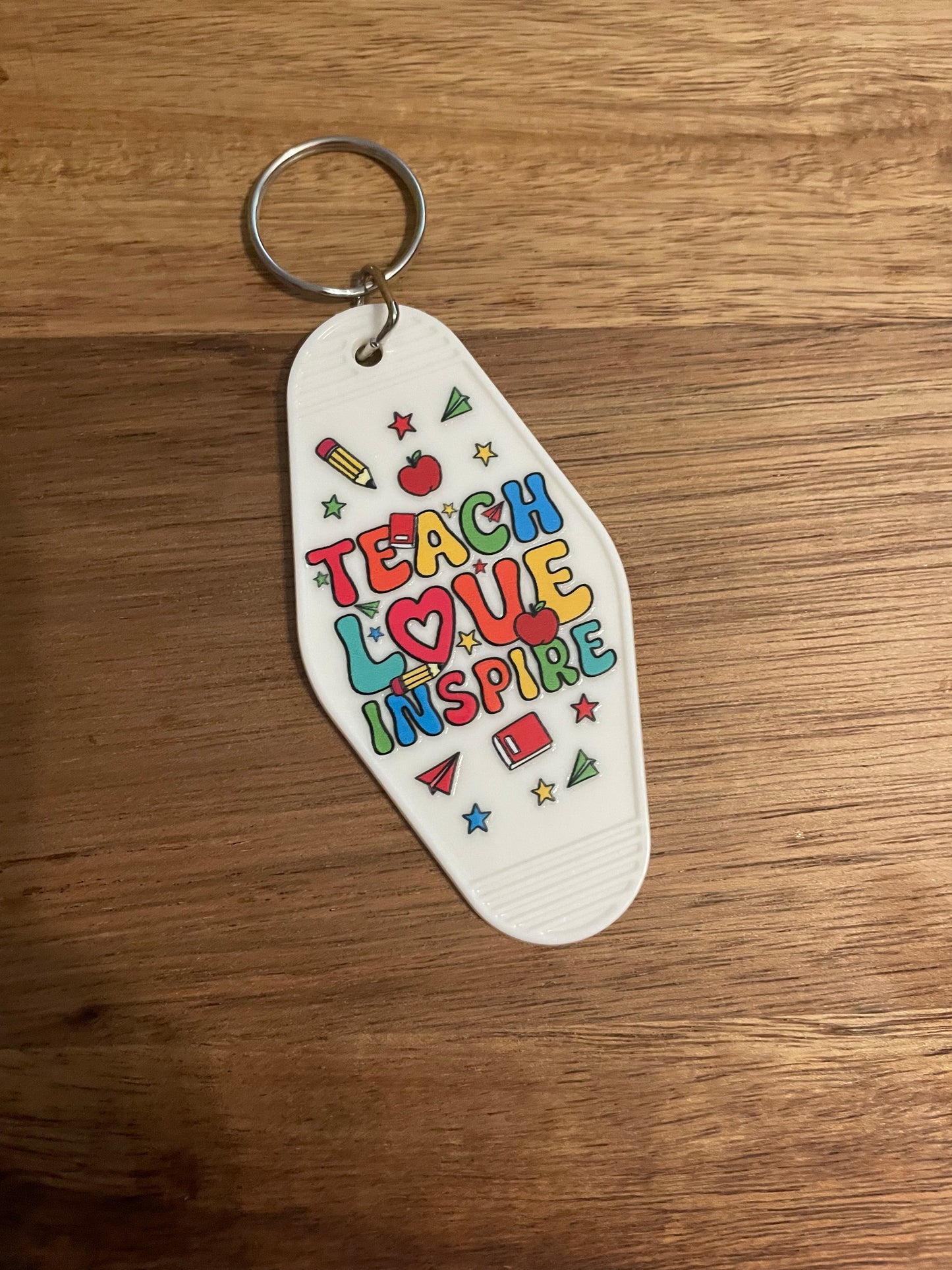 Teacher Motel Keychain