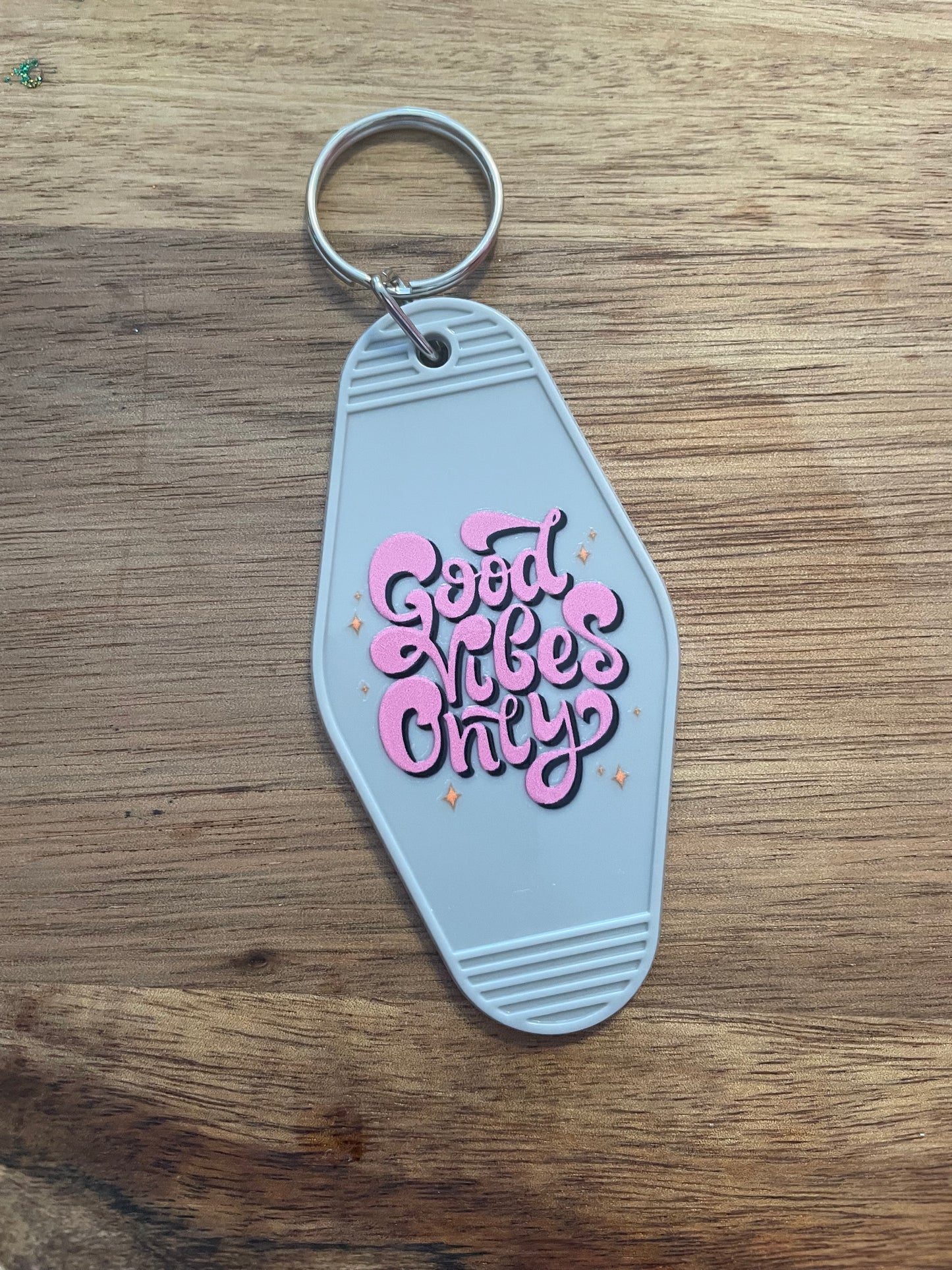 Affirmations Motel Keychain