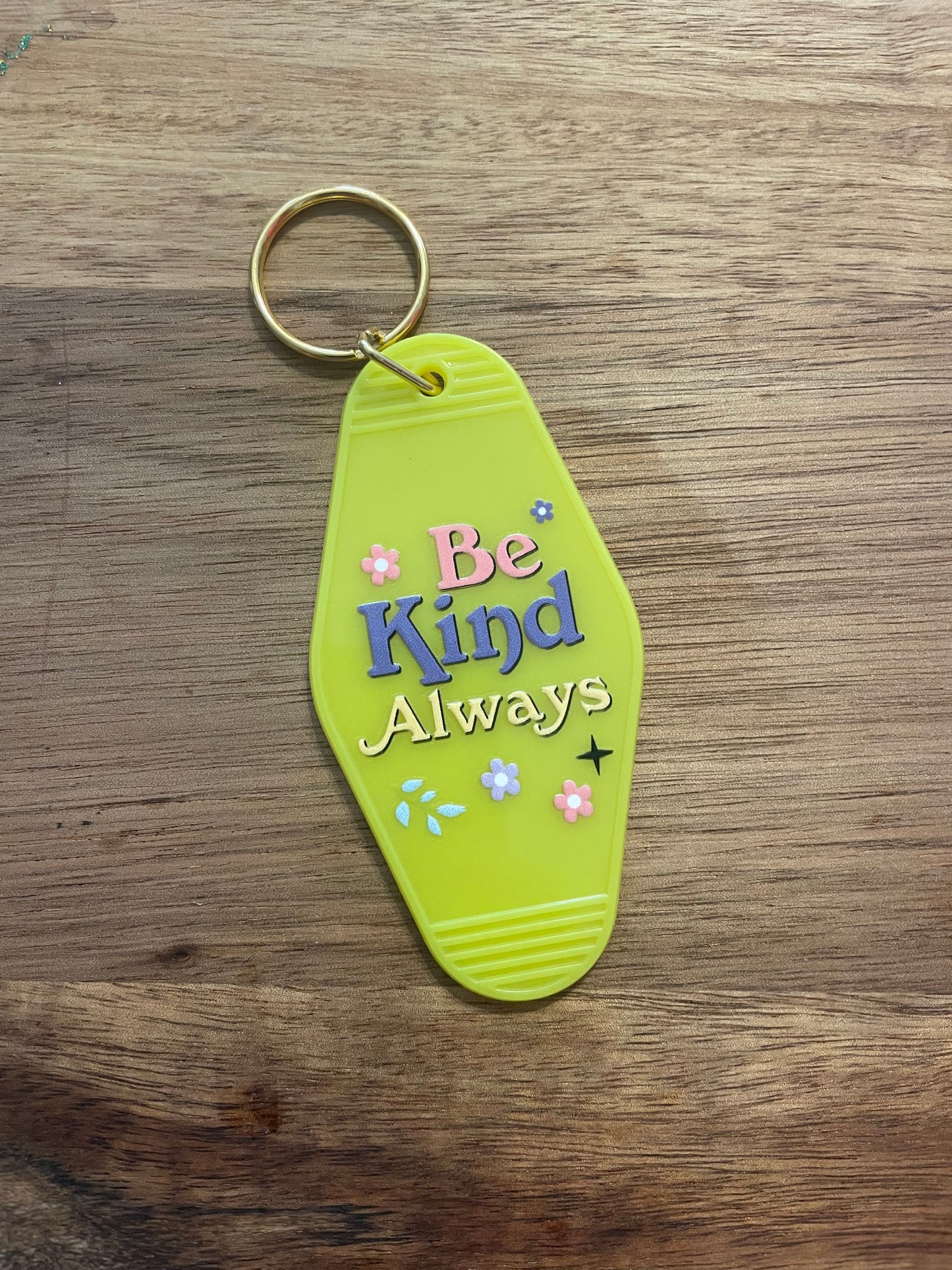 Affirmations Motel Keychain