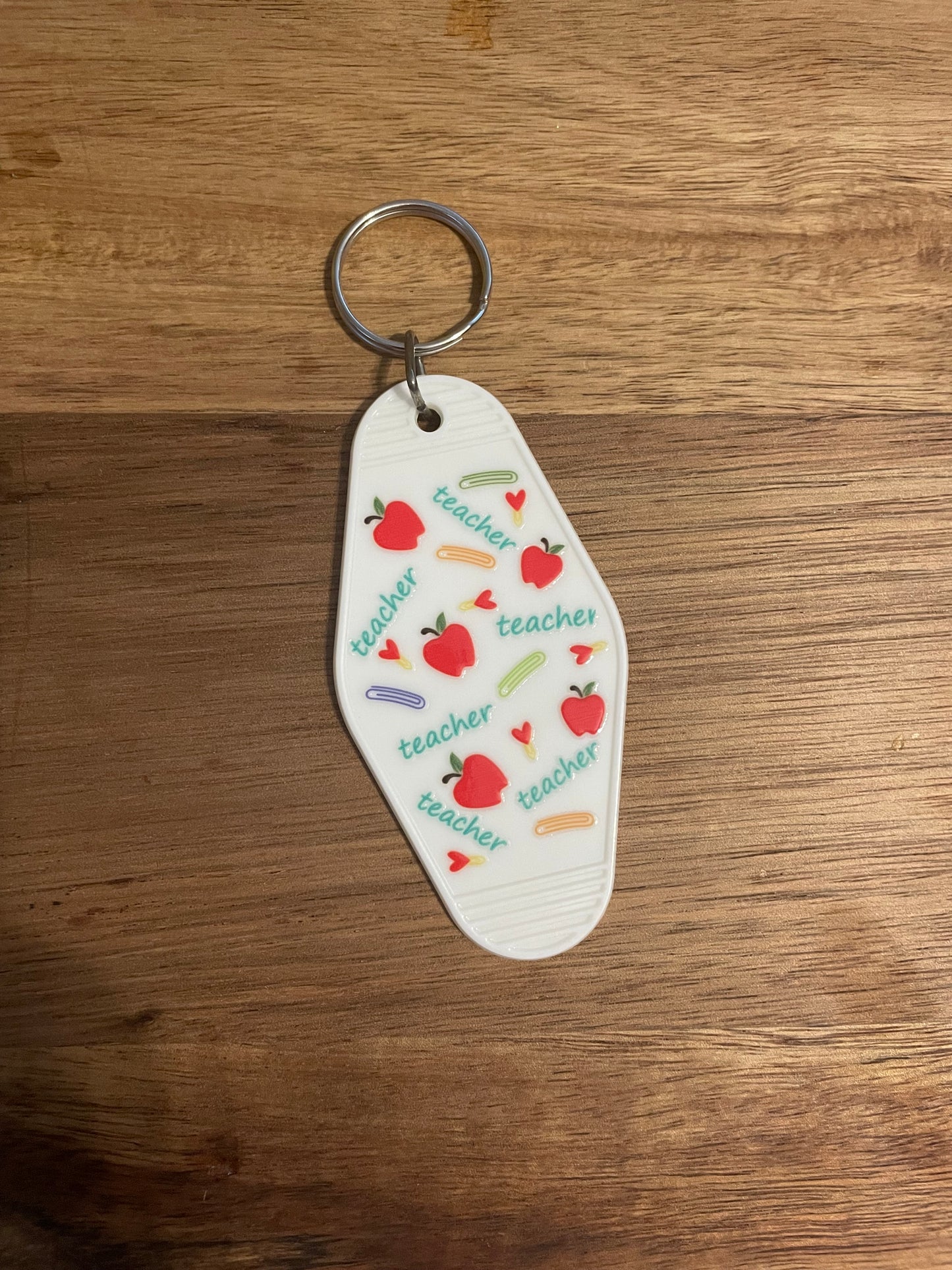 Teacher Motel Keychain