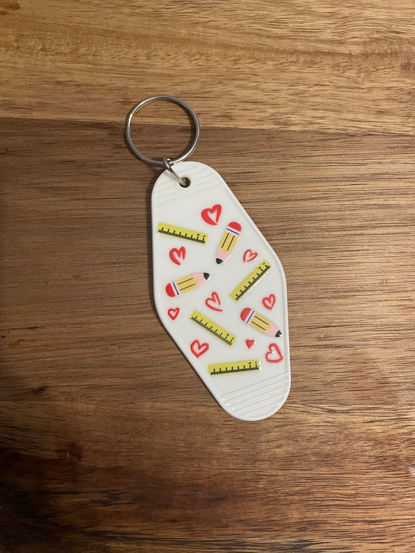 Teacher Motel Keychain