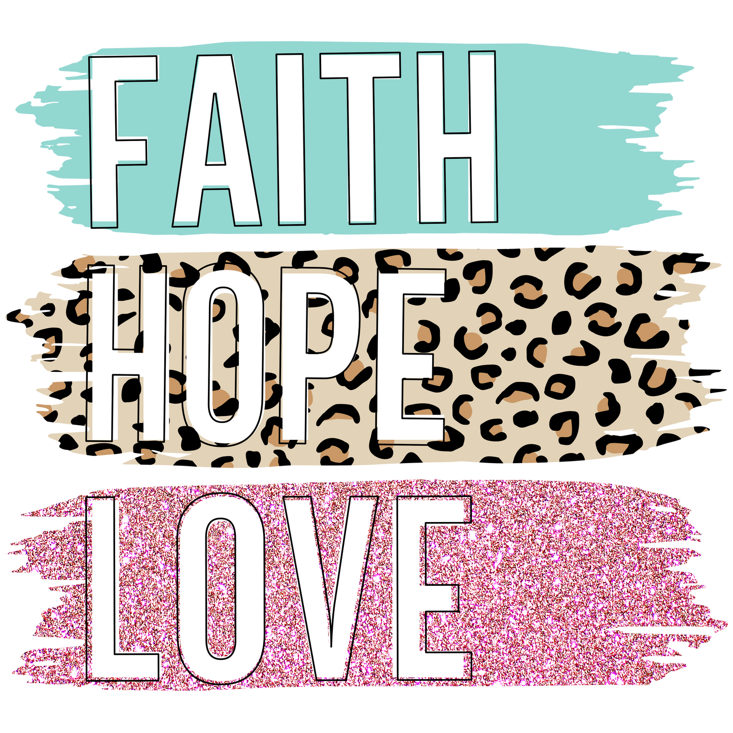 Faith Vinyl Stickers 01