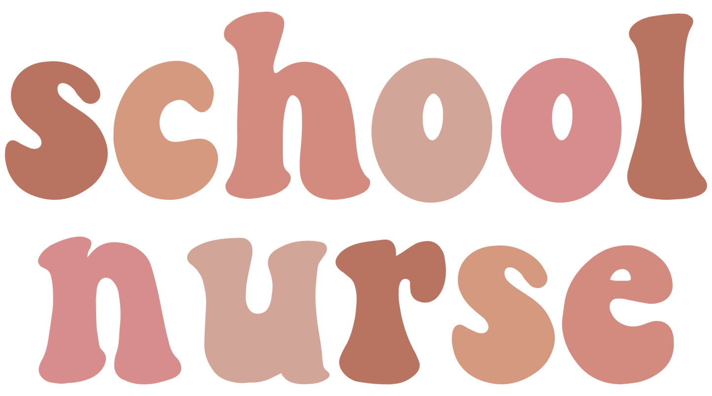 School Nurse Vinyl Stickers