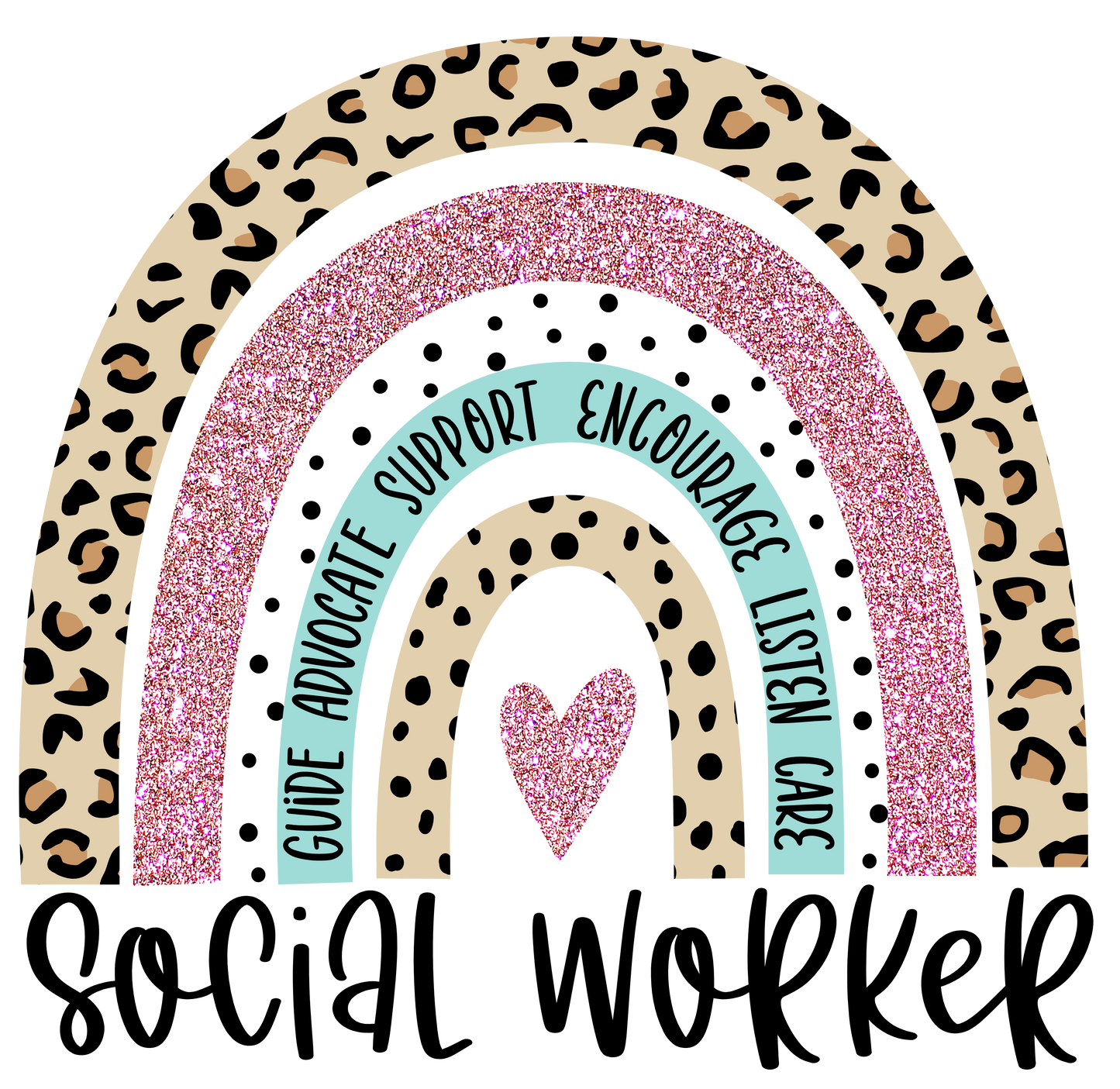 Social Worker Vinyl Stickers