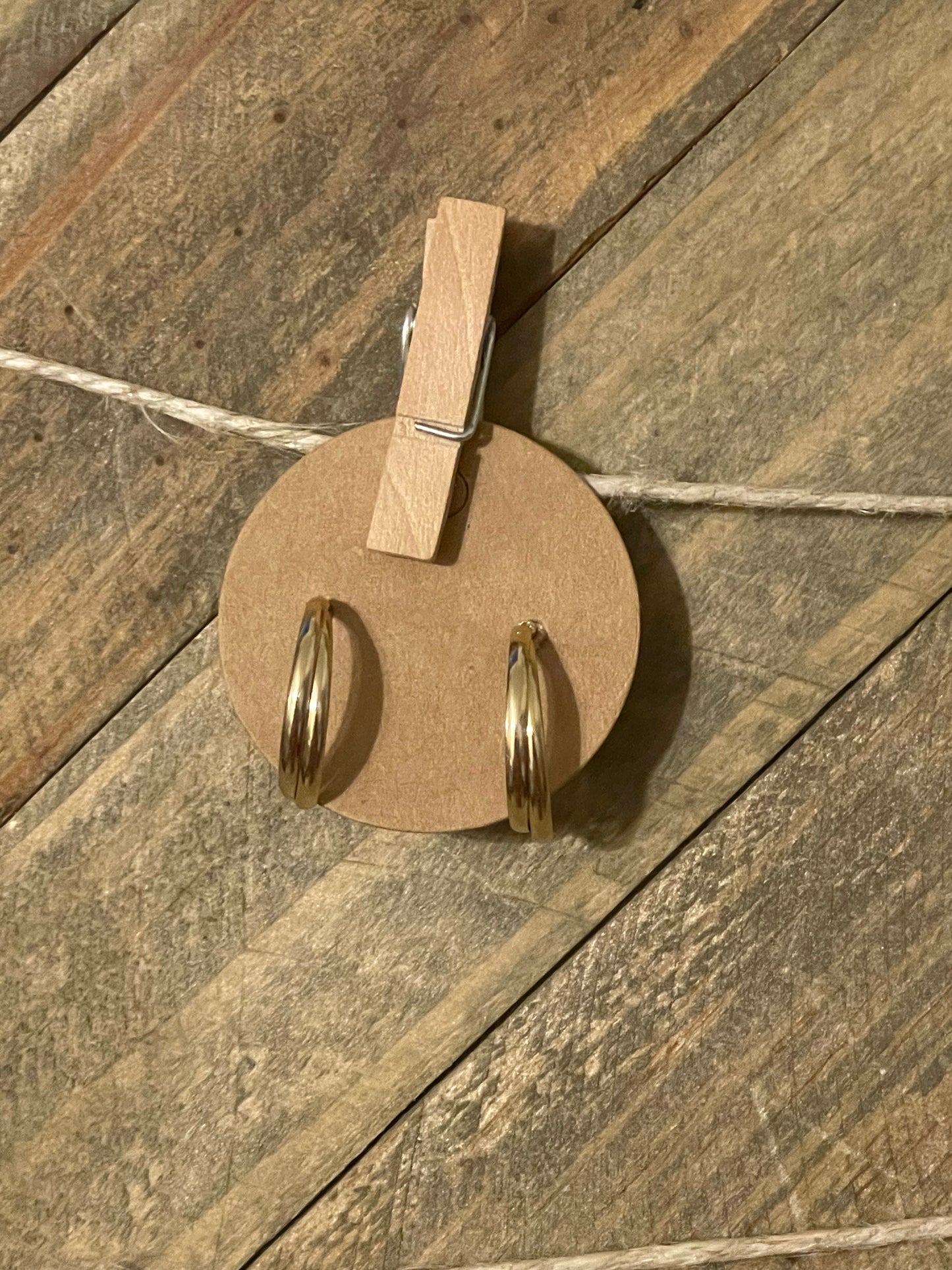 Simple Gold Hoop Earrings