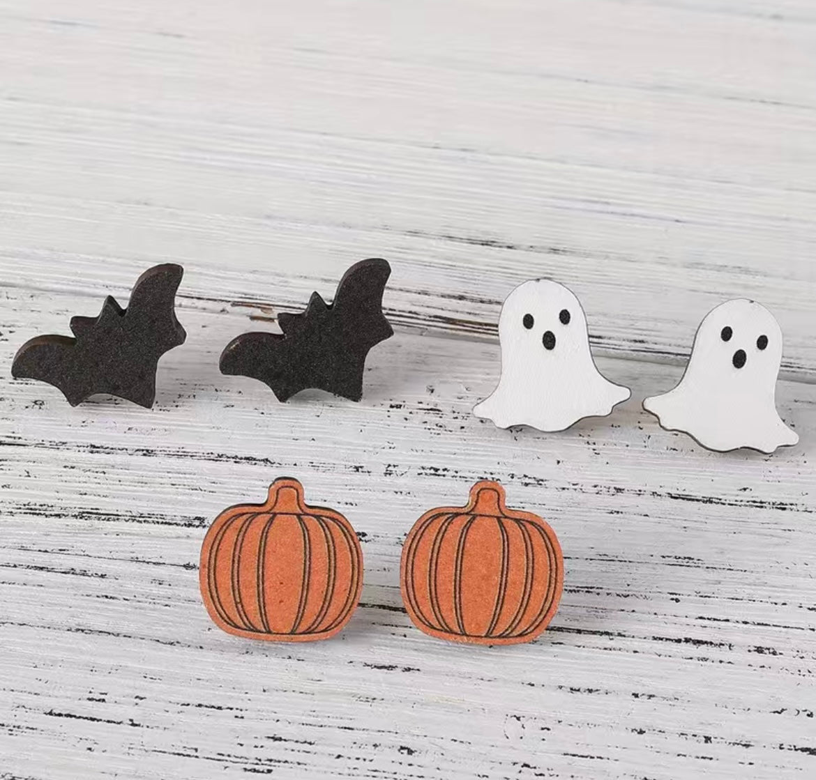 Vintage Batty Stud Earrings