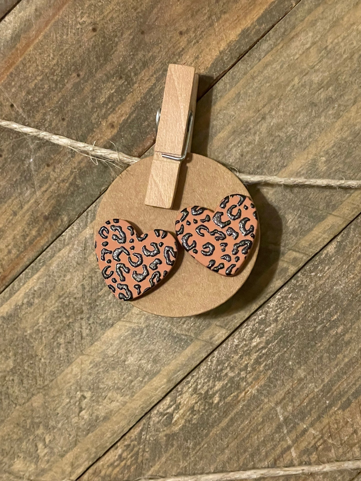 Heart Stud Earrings