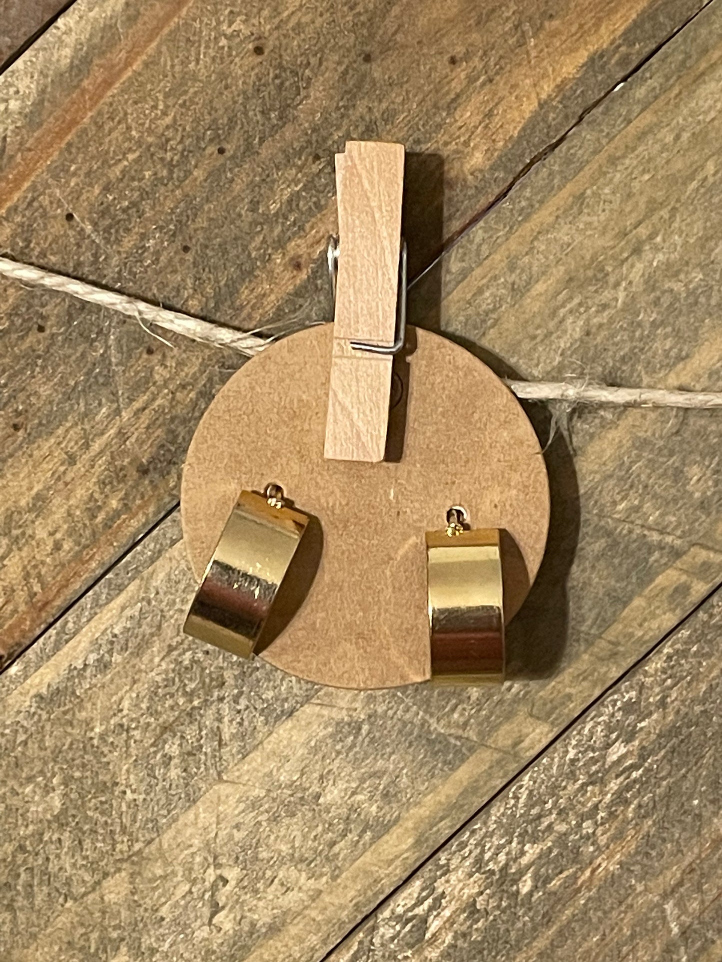 Simple Gold Hoop Earrings