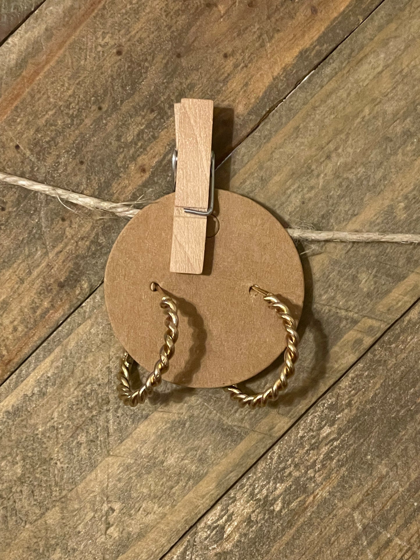 Simple Gold Hoop Earrings