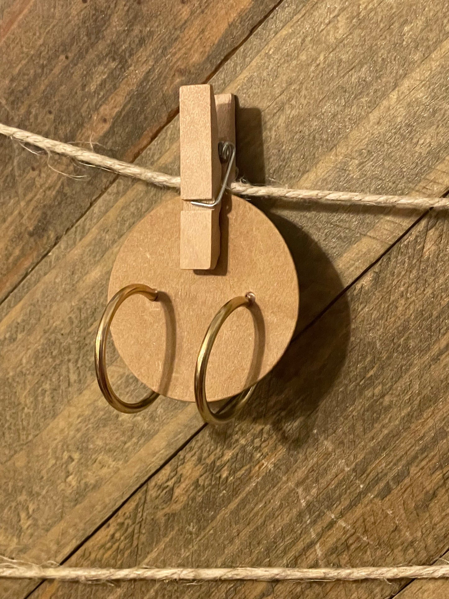 Simple Gold Hoop Earrings