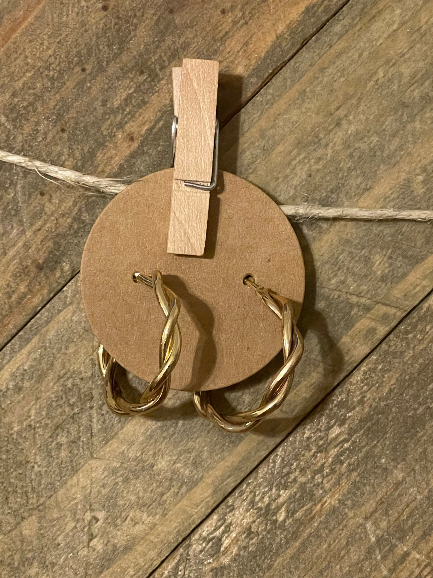 Simple Gold Hoop Earrings