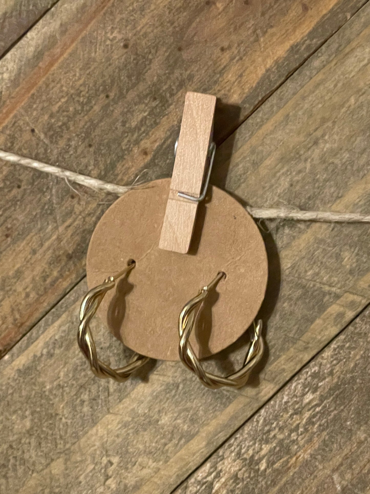 Simple Gold Hoop Earrings