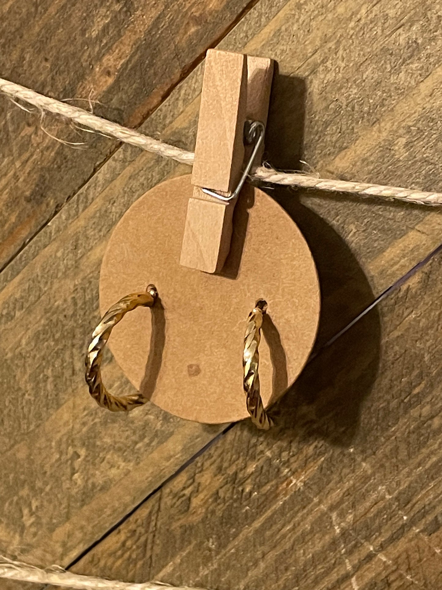 Simple Gold Hoop Earrings