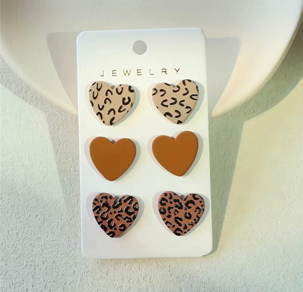 Heart Stud Earrings