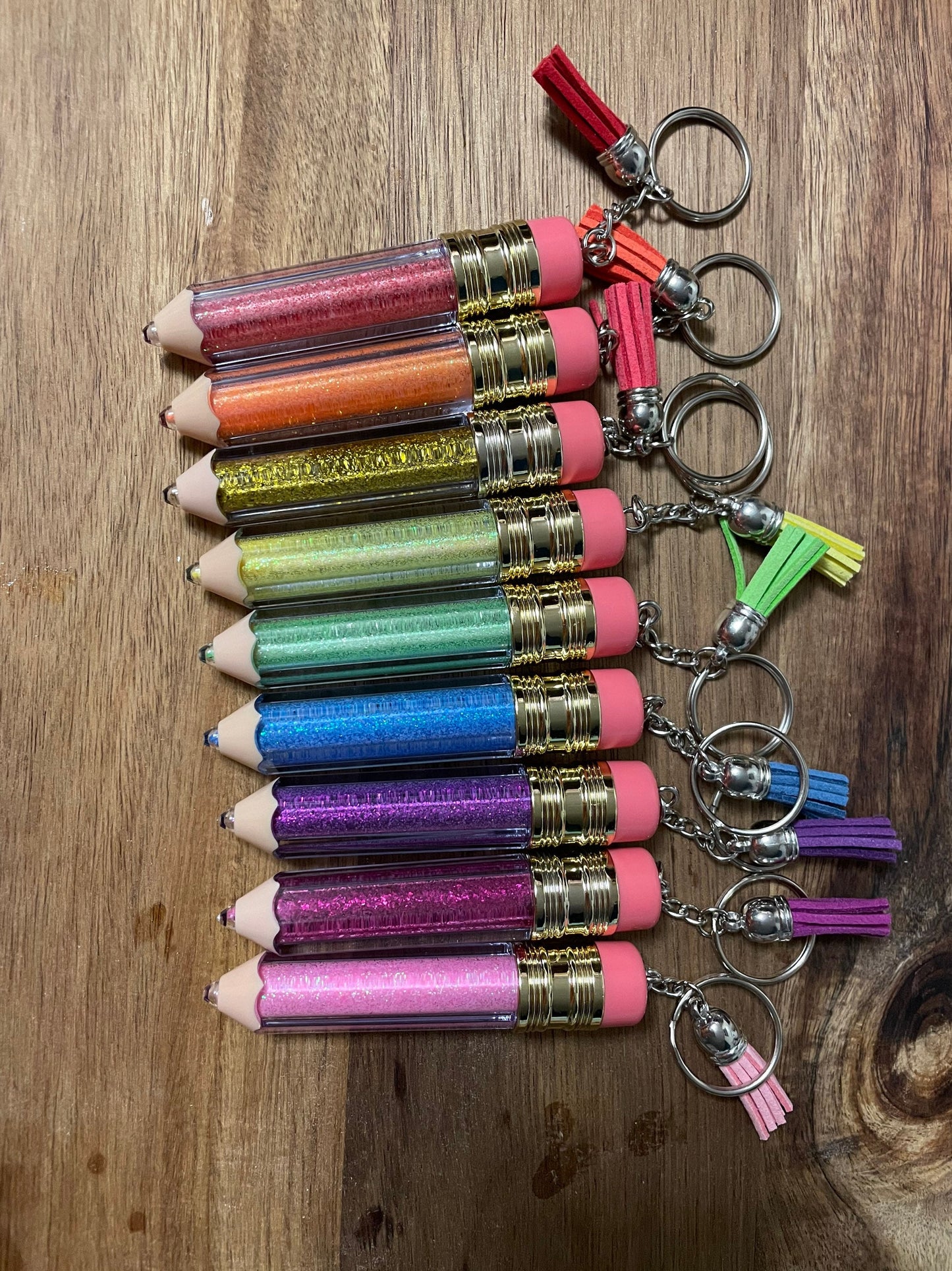Customizable 3D Pencil Keychain