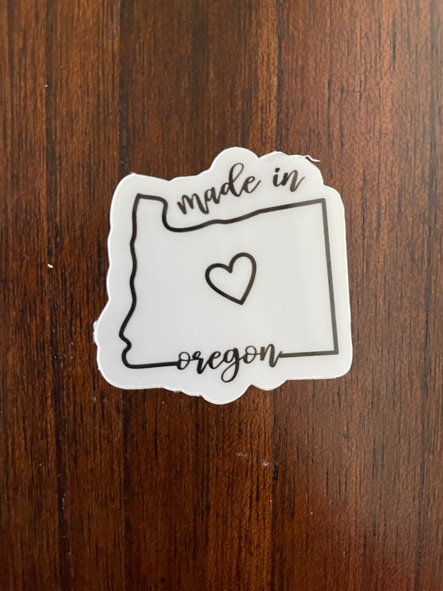 Made in State Vinyl Stickers