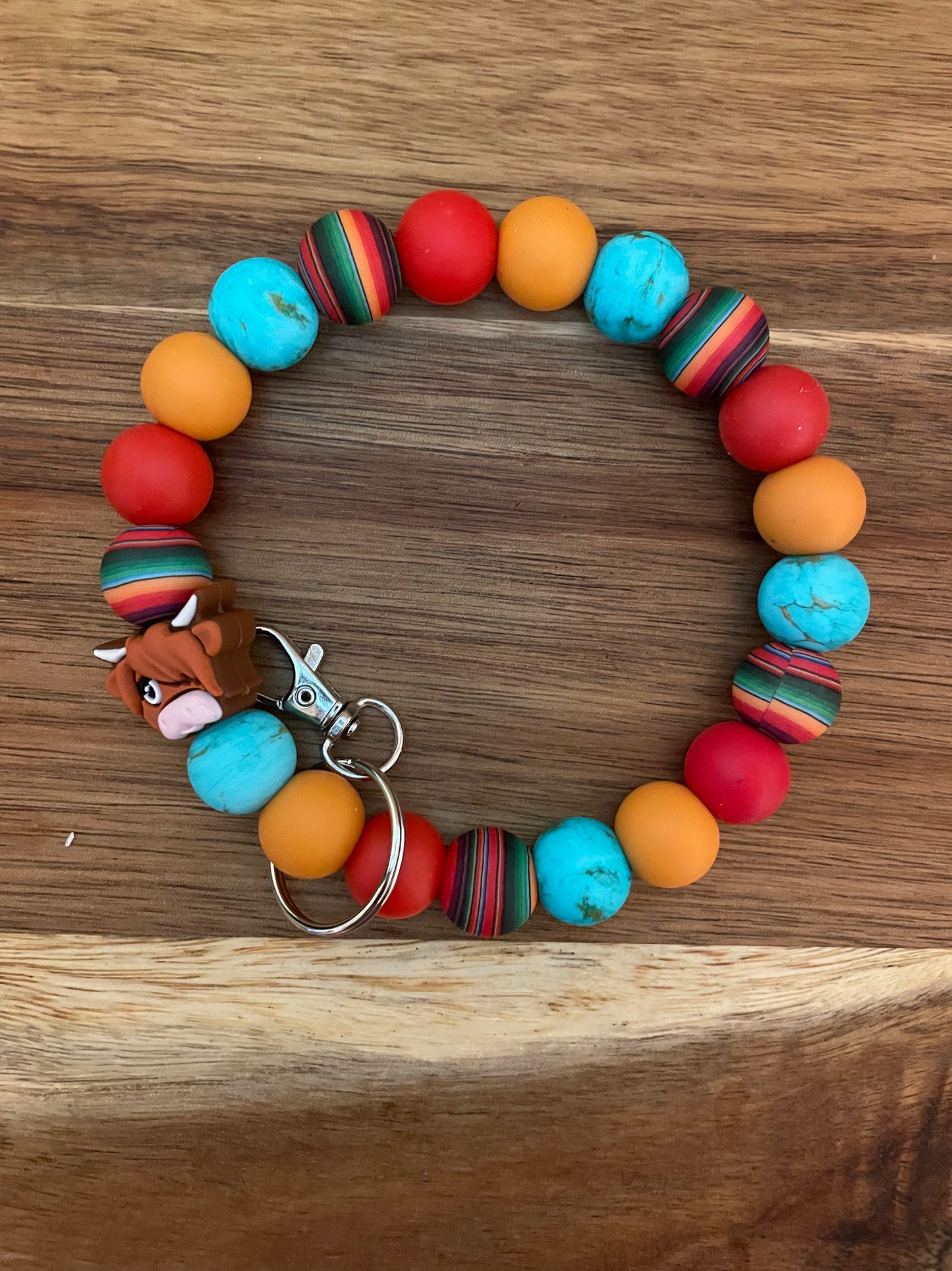 Turquoise Stone Wristlet