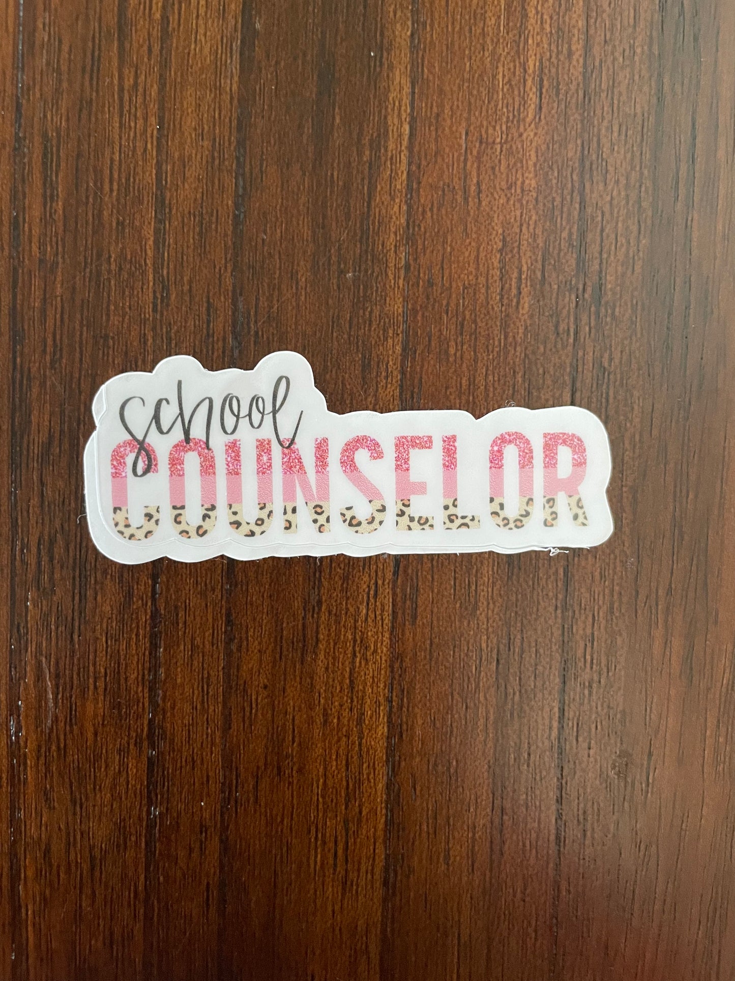 School Counselor Vinyl Stickers