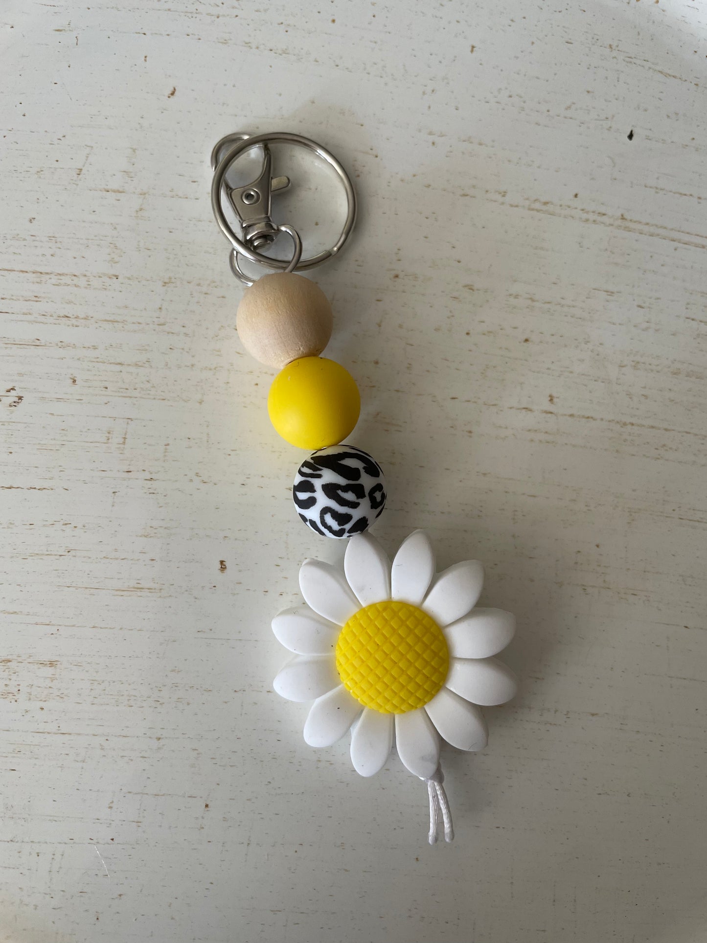Sunflower Silicone Keychain
