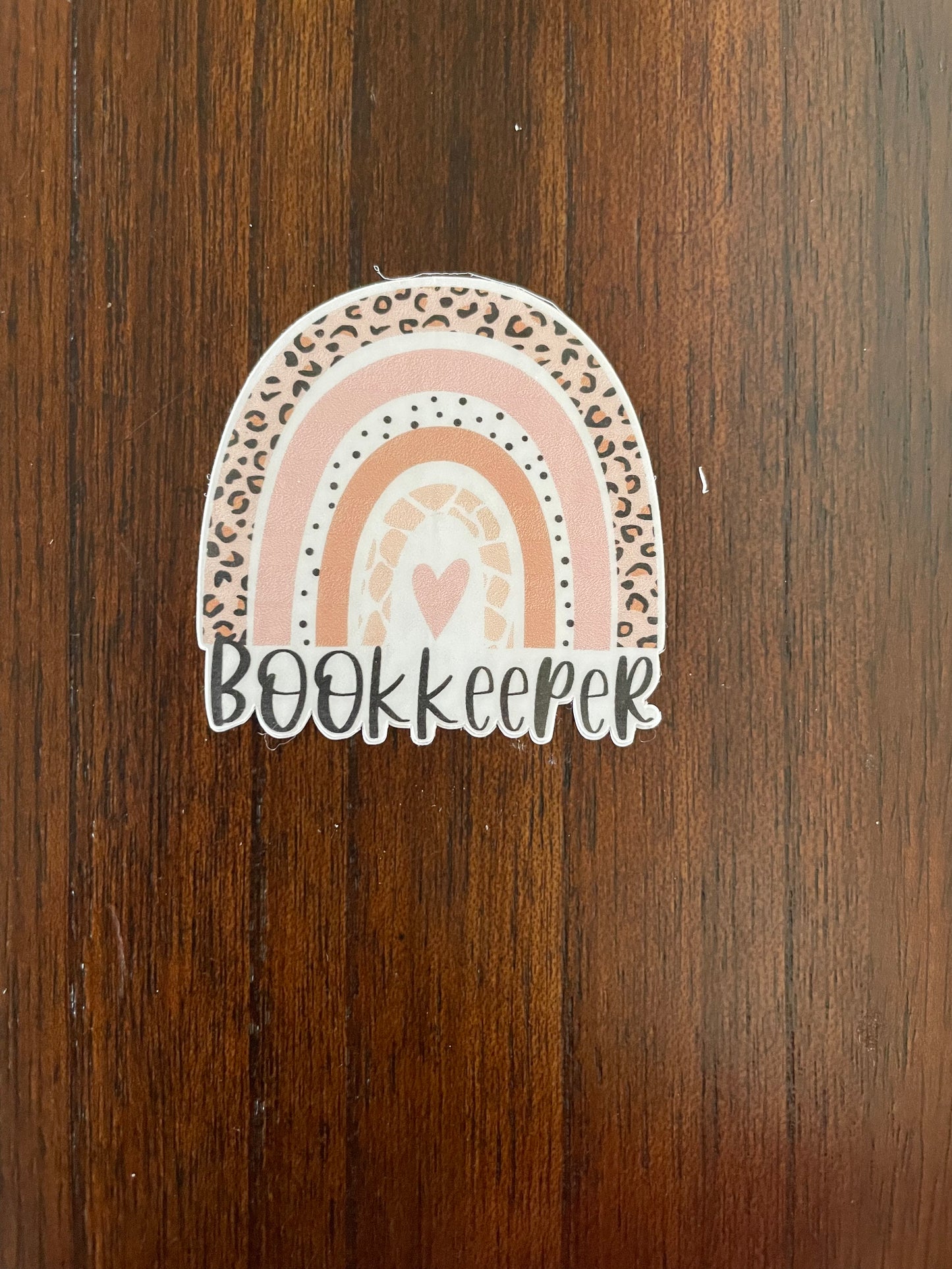 School Bookkeeper Vinyl Stickers