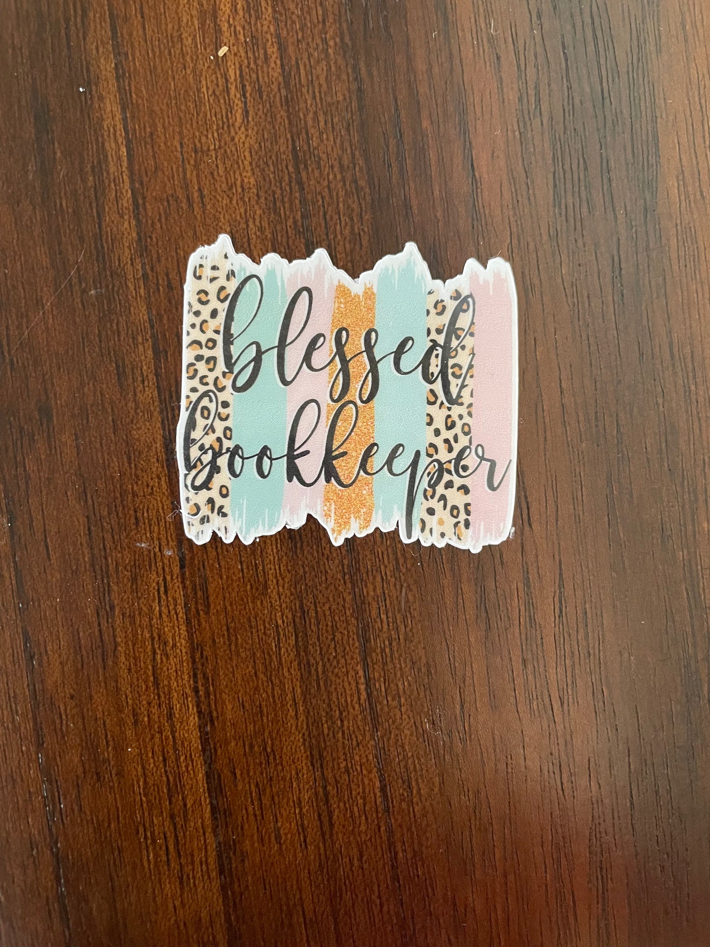 School Bookkeeper Vinyl Stickers