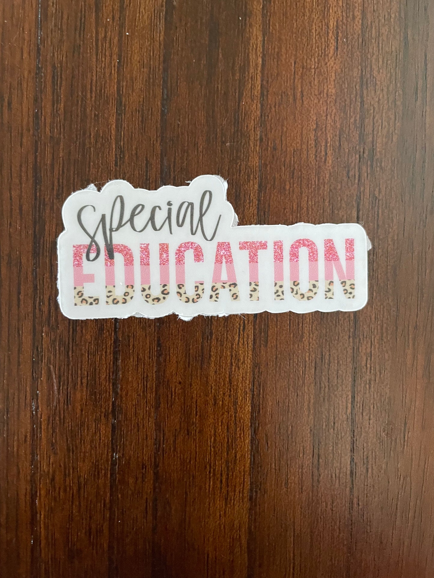 Special Education Vinyl Stickers
