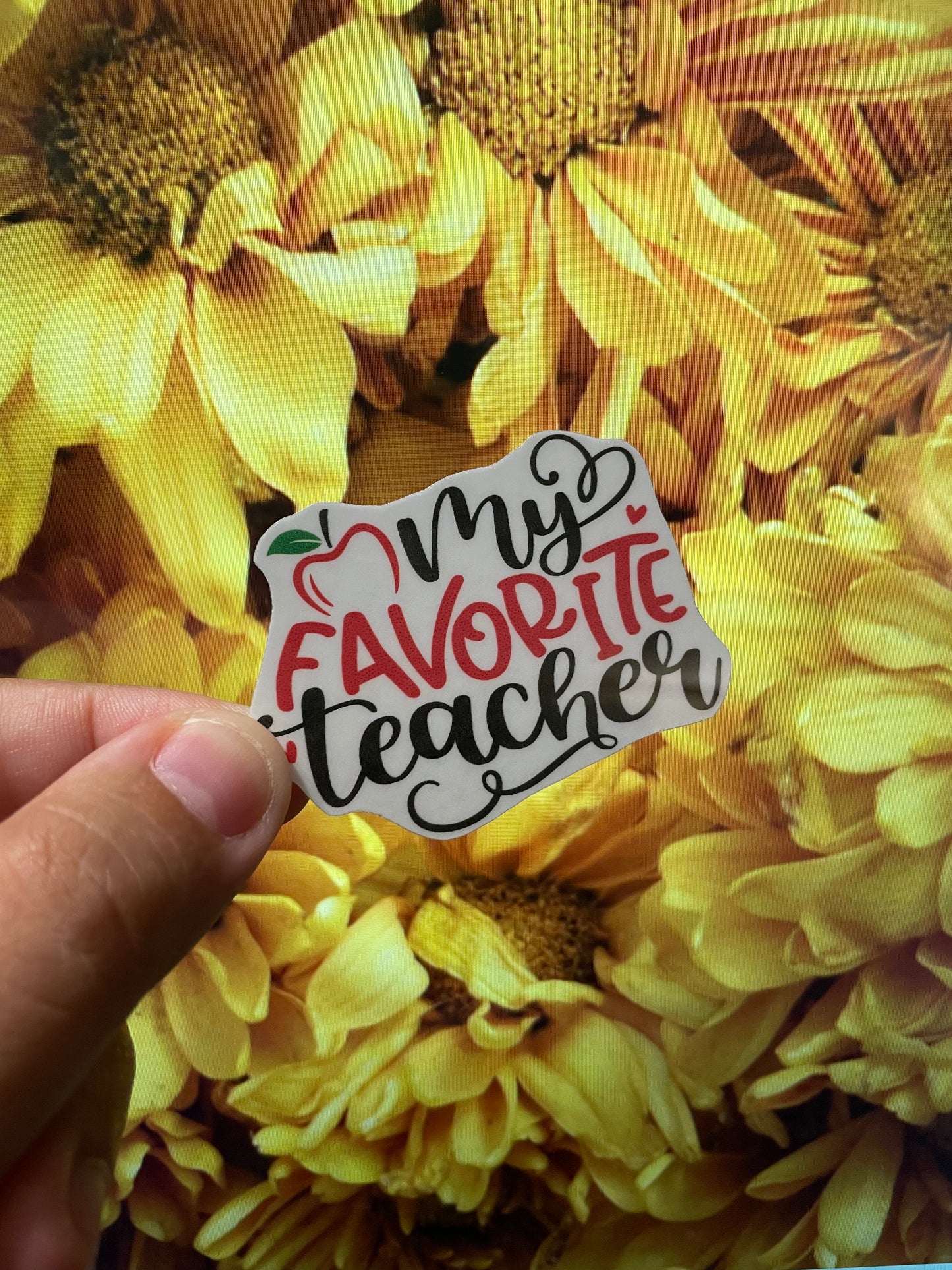Teacher Vinyl Stickers
