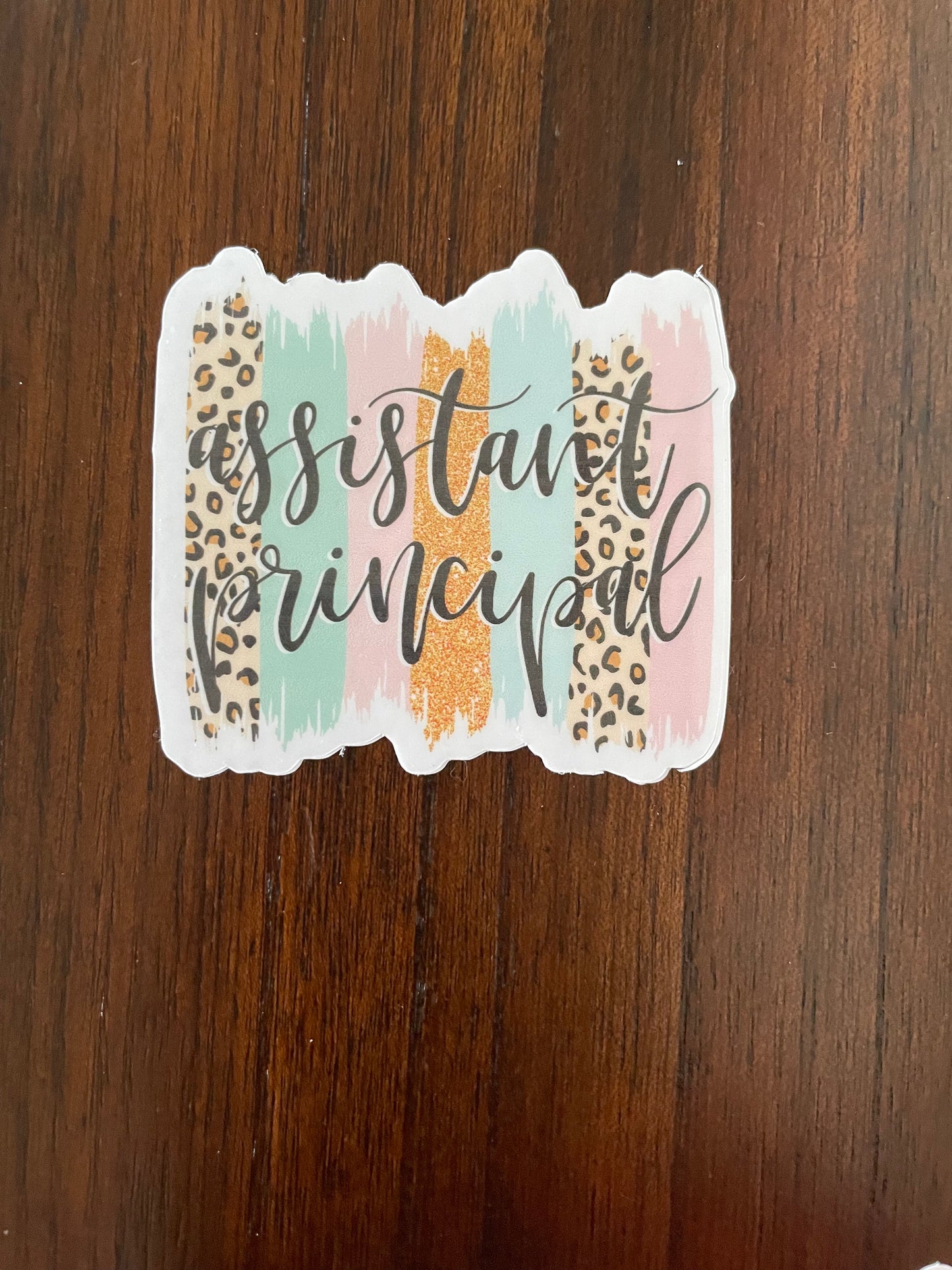 Assistant Principal Vinyl Stickers