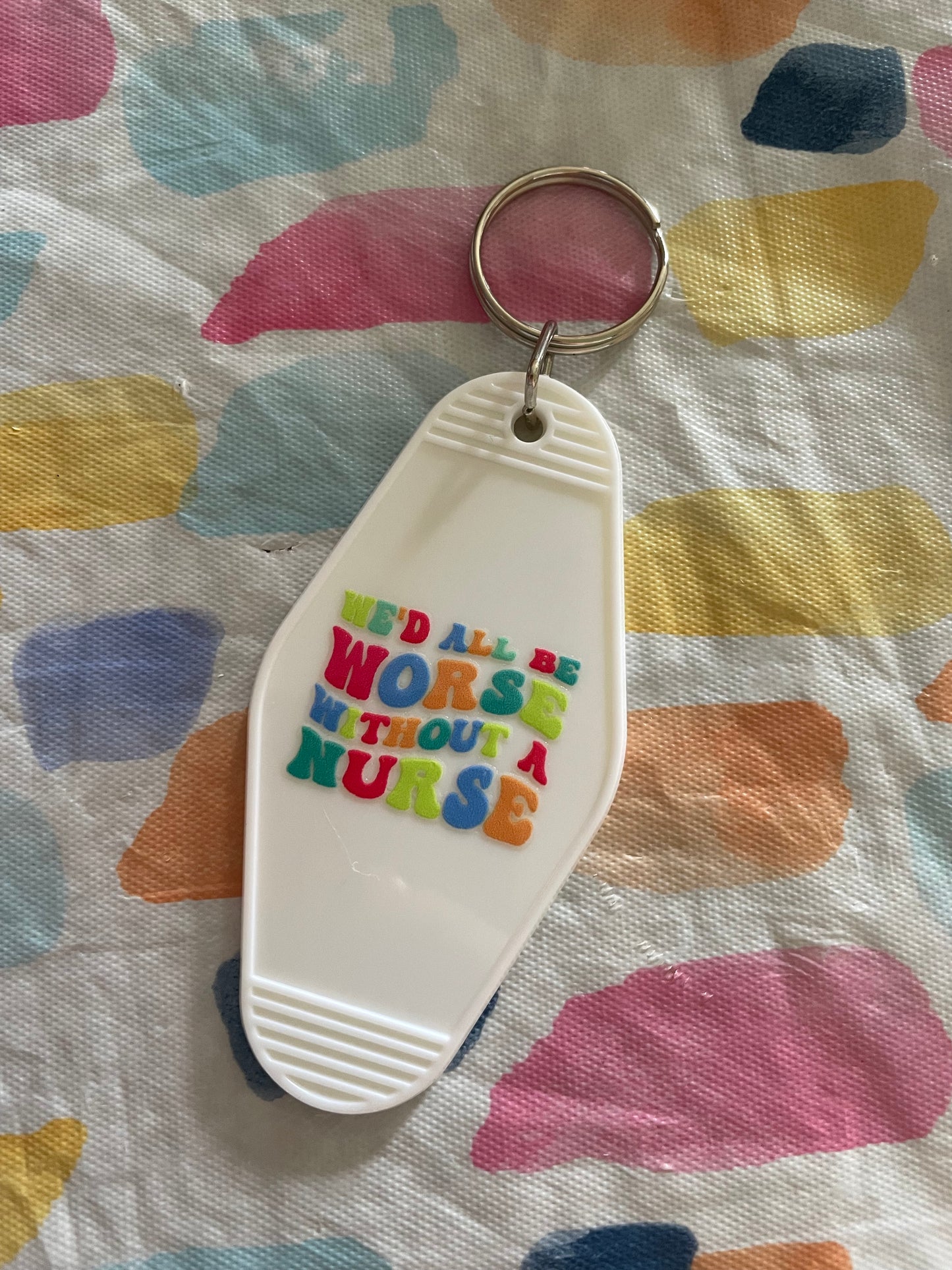 Nurse Motel Keychain