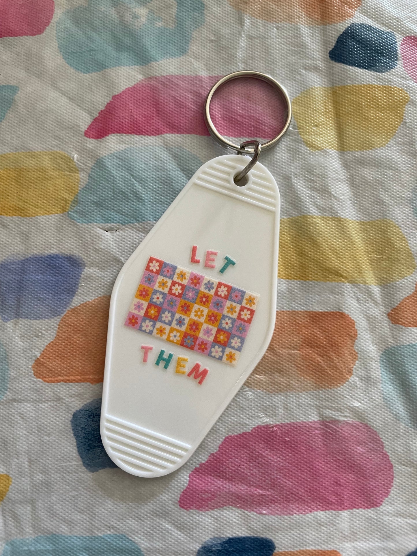 Affirmations Motel Keychain