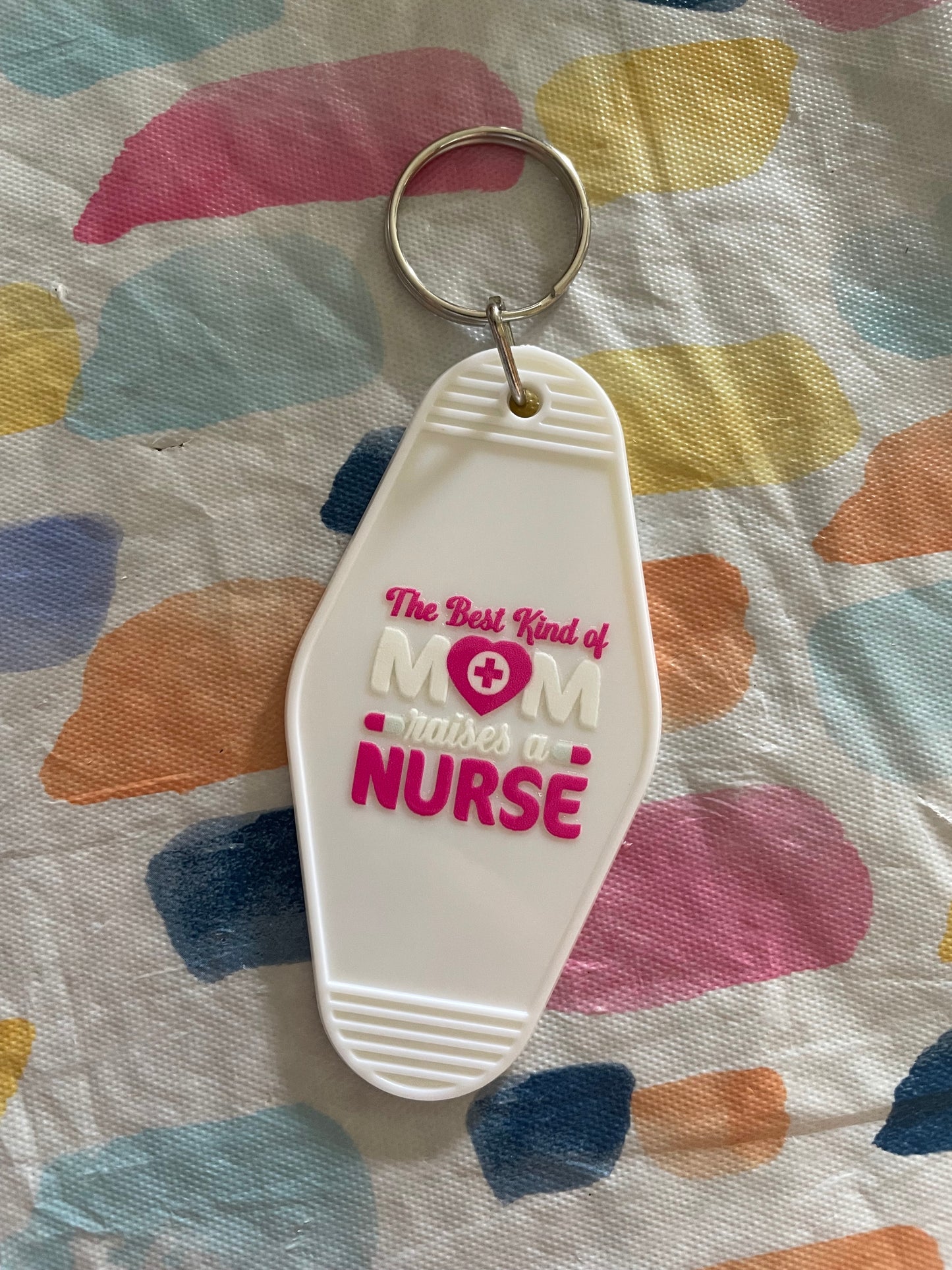 Nurse Motel Keychain