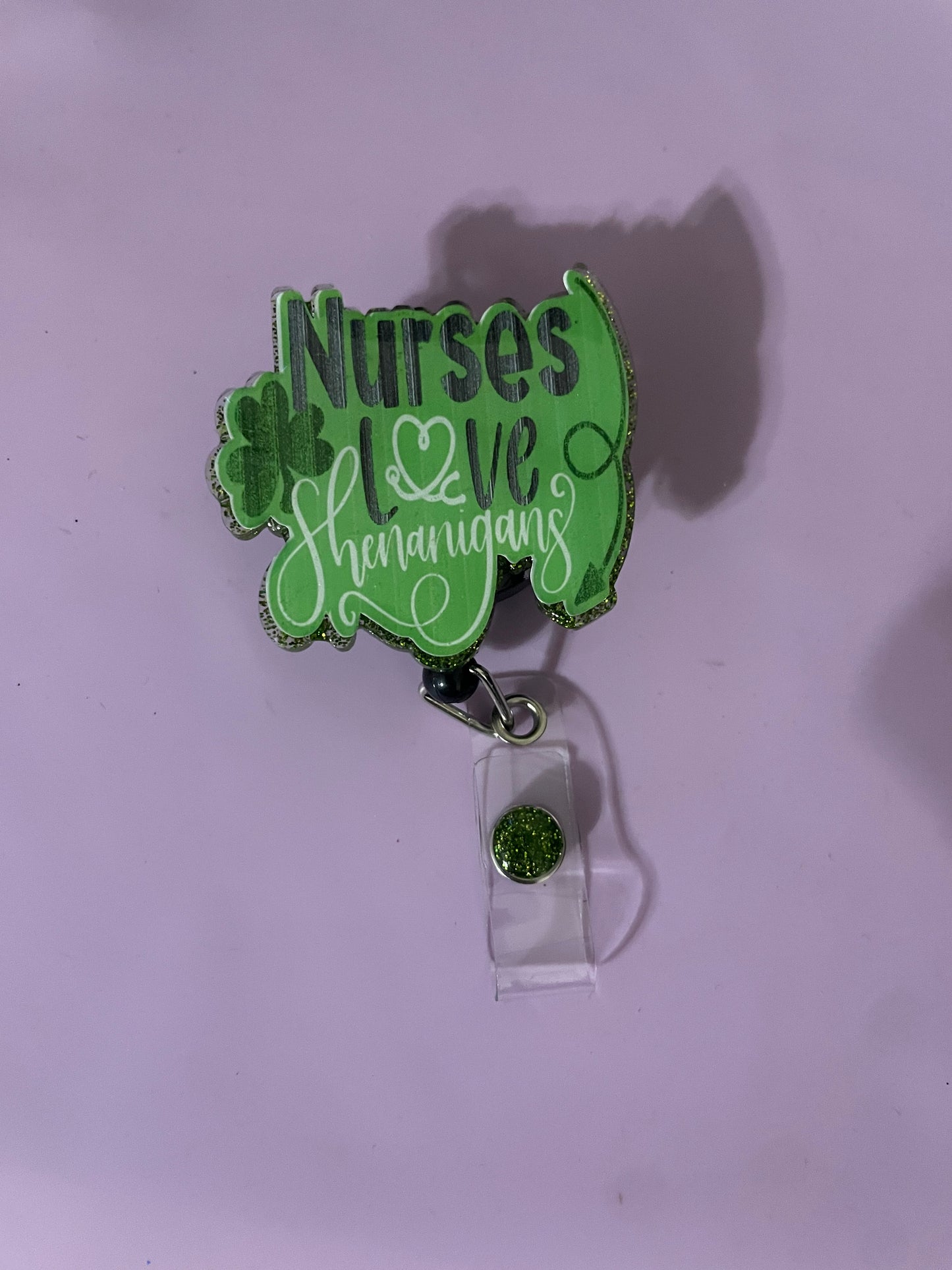 Nurses Love Shenanigans Badge Reel