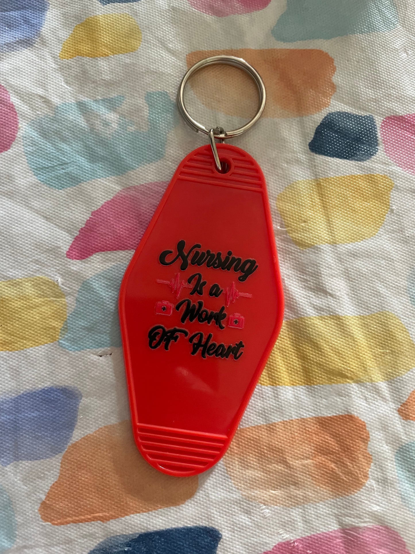 Nurse Motel Keychain