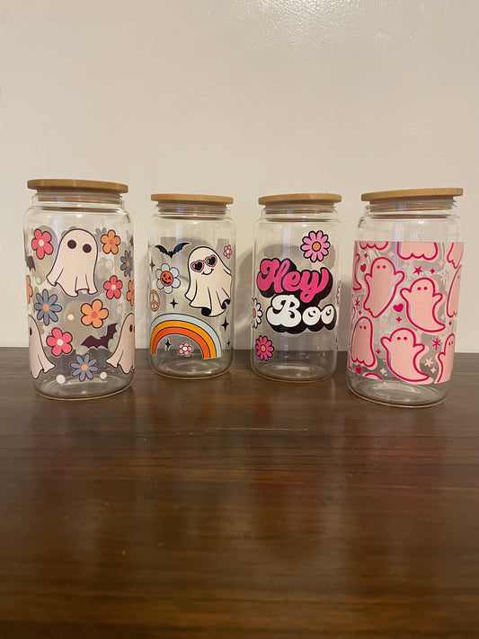 16 oz Glass Can Cup