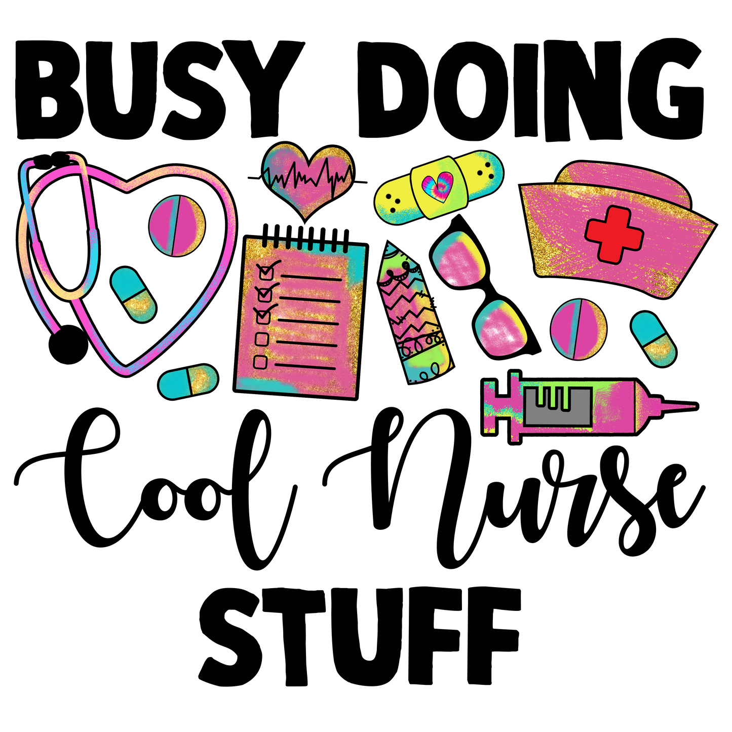 Nurse Vinyl Stickers 02