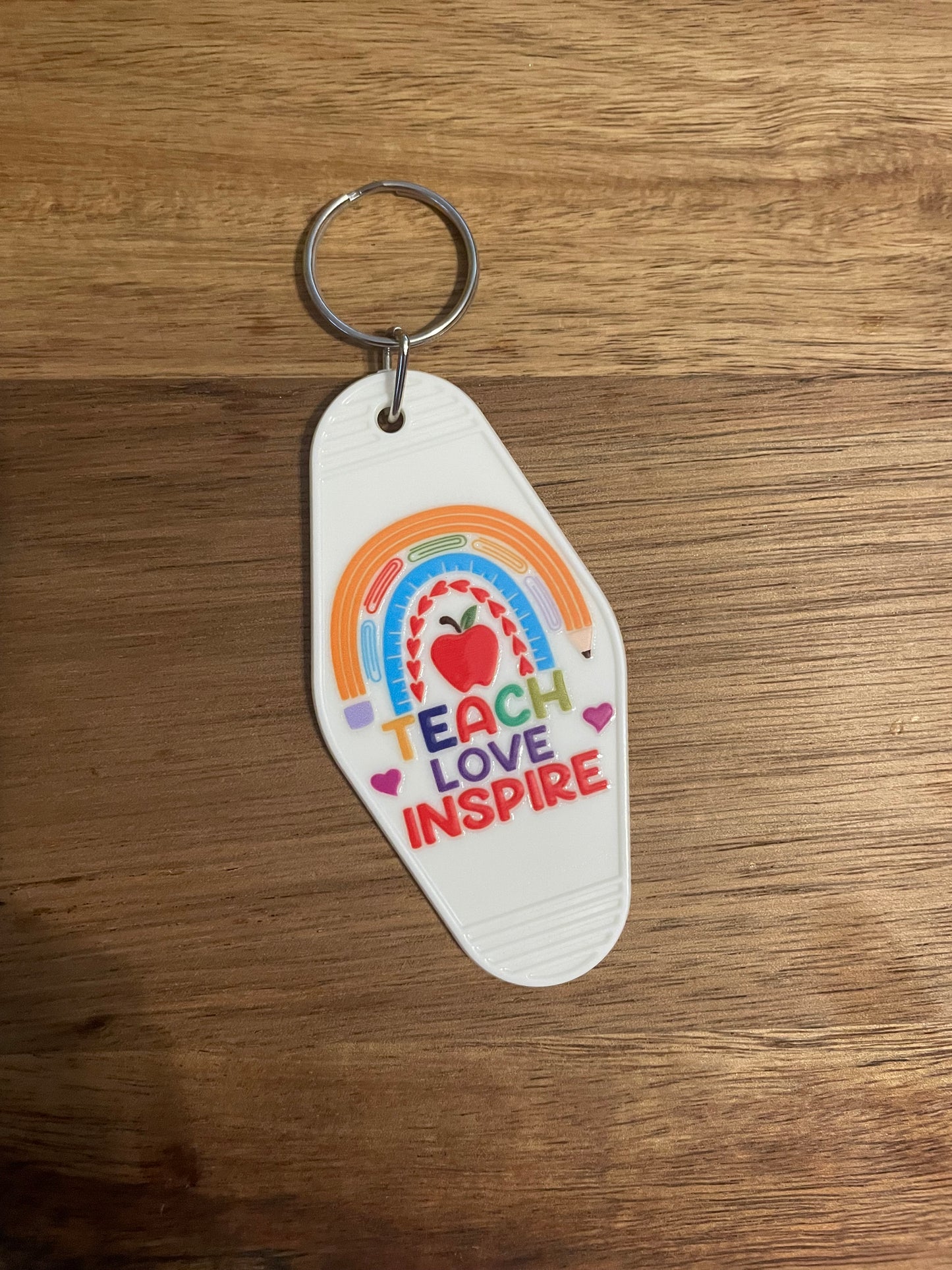 Teacher Motel Keychain