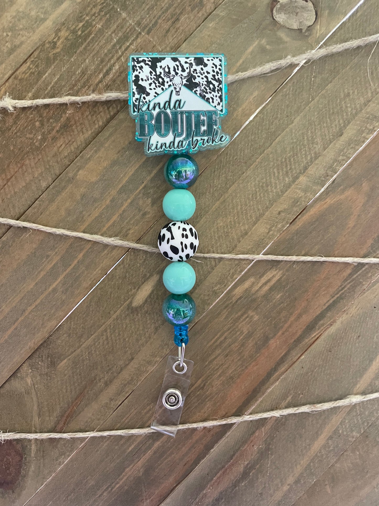 Boujee and Broke Badge Reel