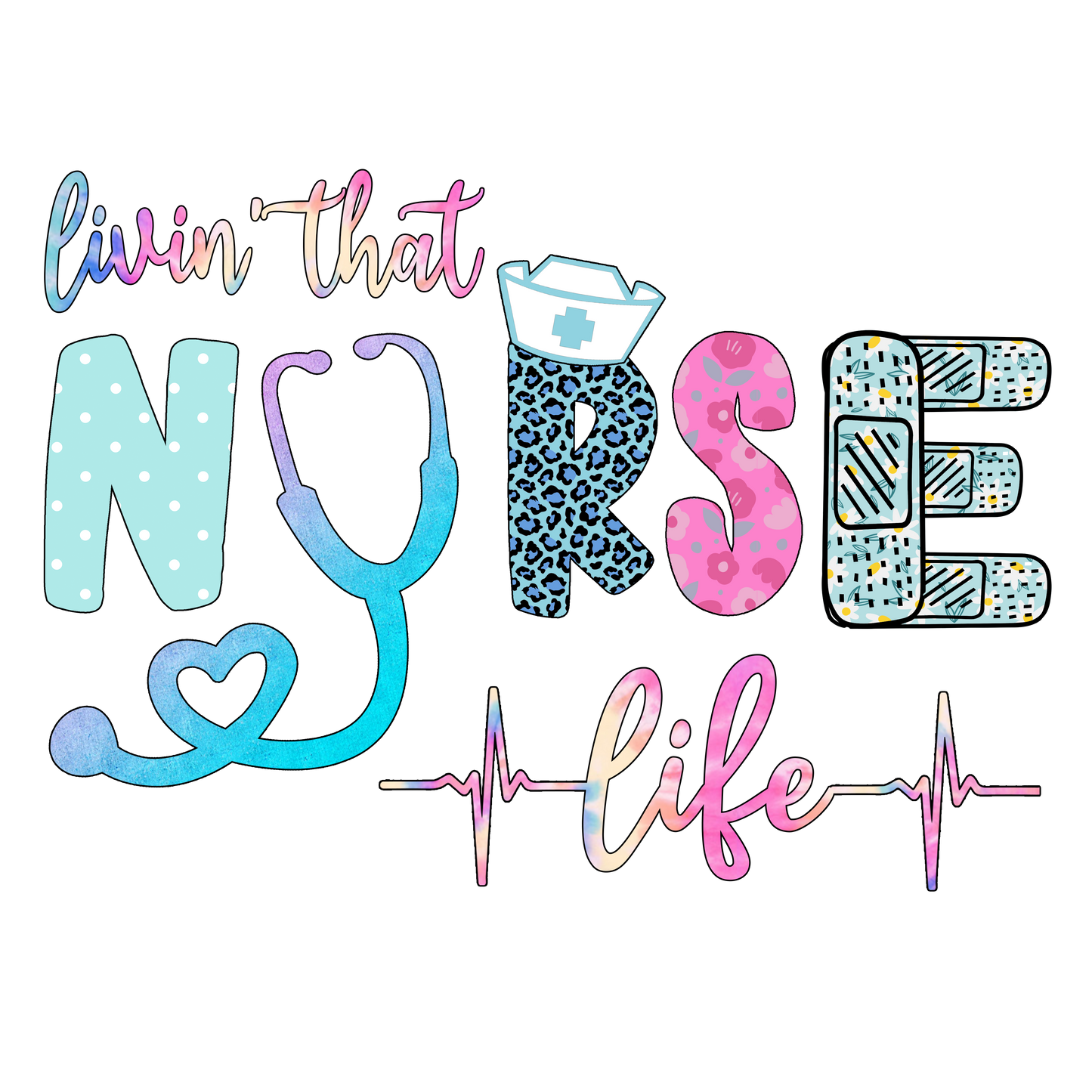 Nurse Vinyl Stickers 02
