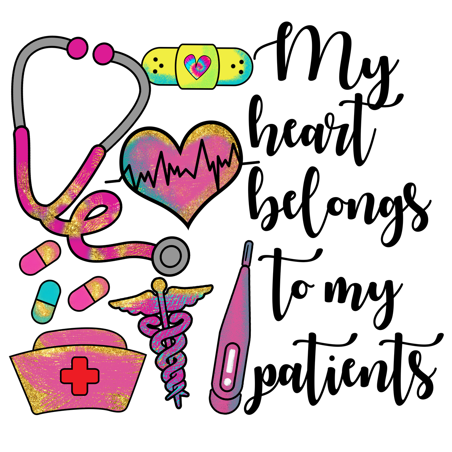 Nurse Vinyl Stickers 02