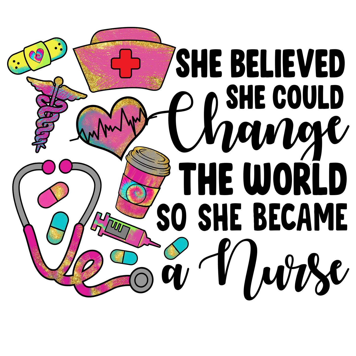 Nurse Vinyl Stickers 02