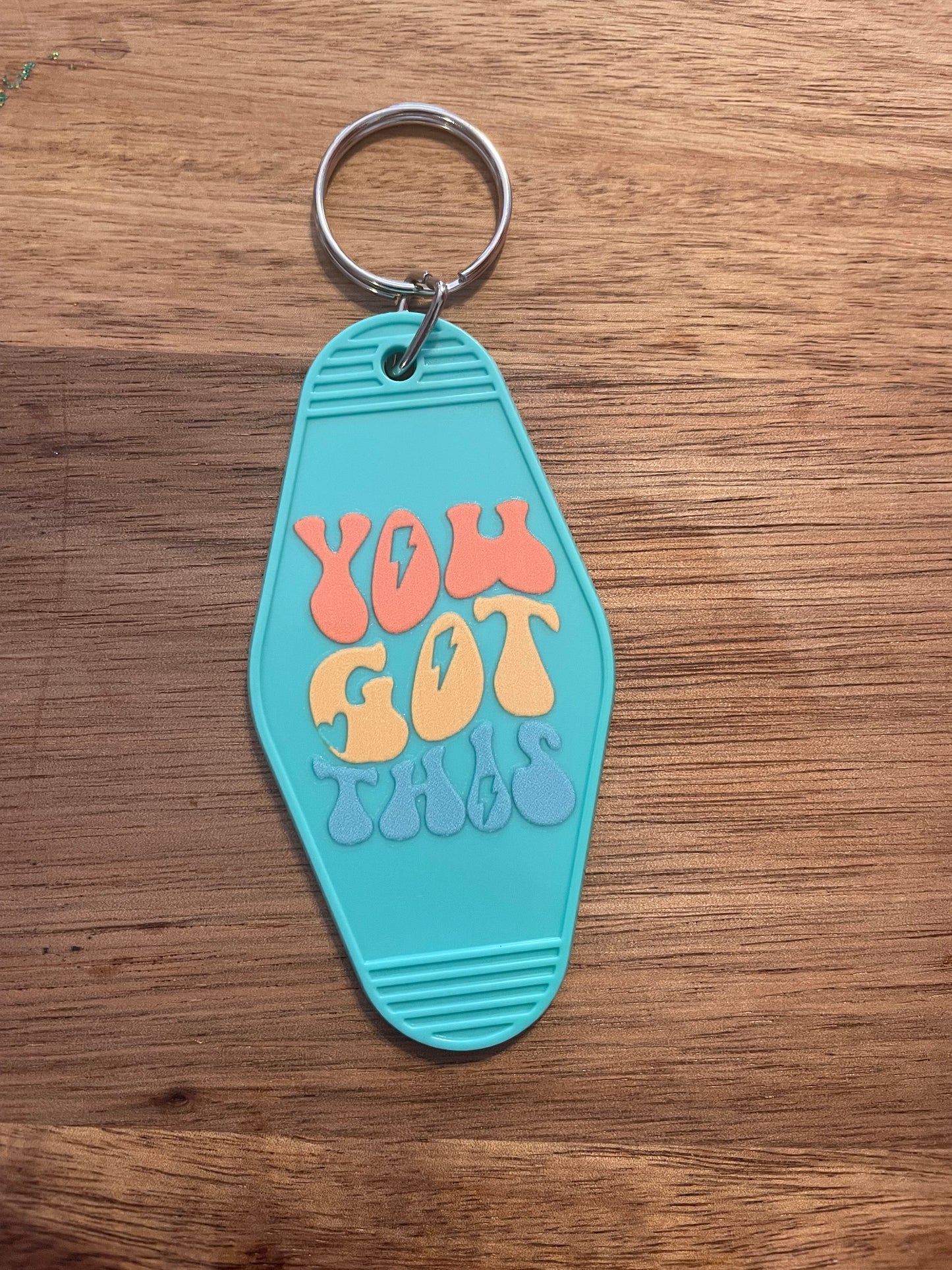 Affirmations Motel Keychain