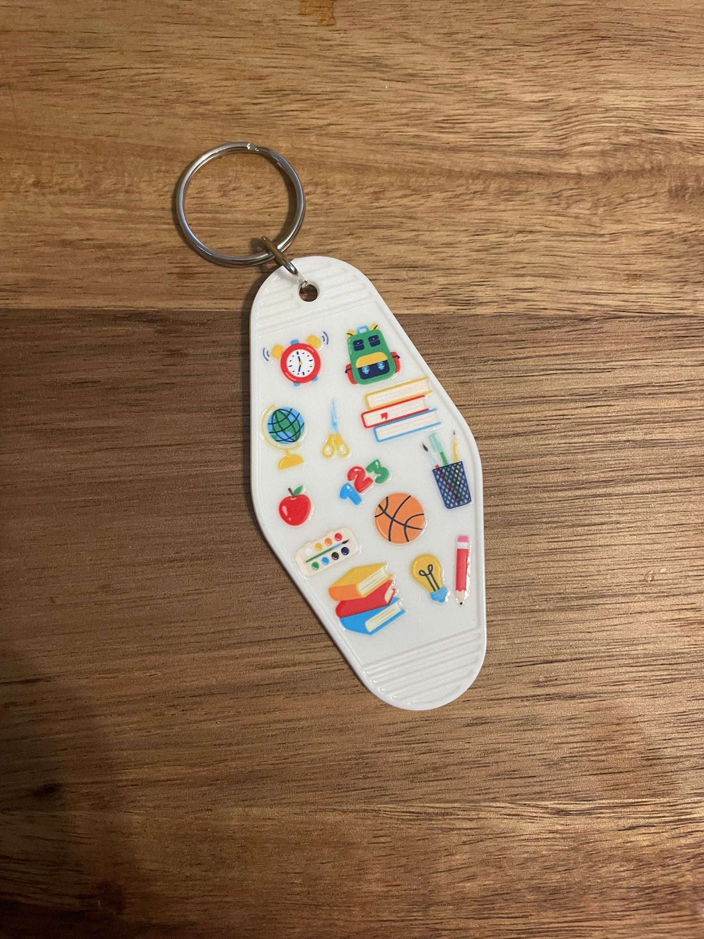 Teacher Motel Keychain