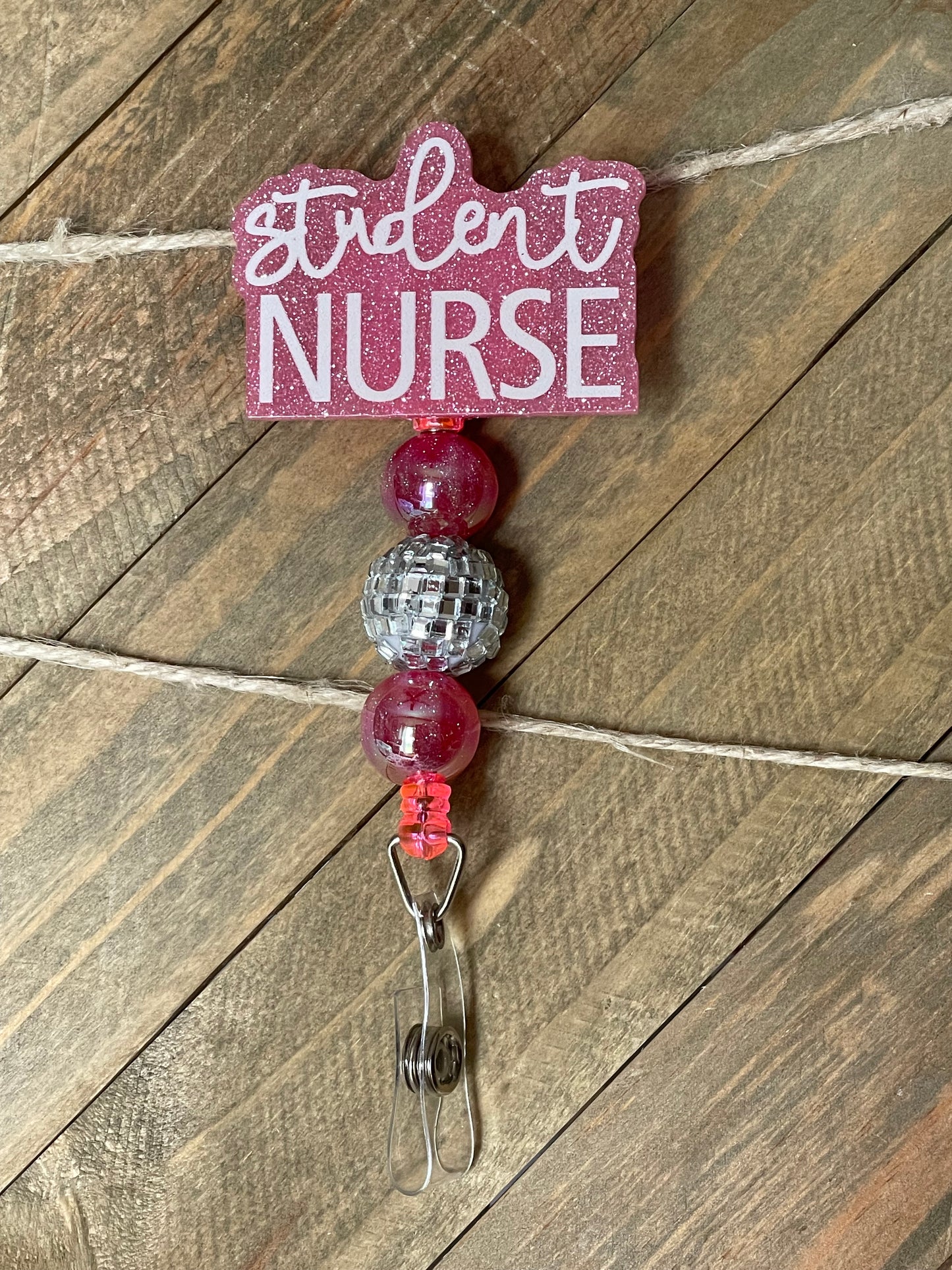 Student Nurse Badge Reel